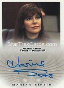 Star Trek Nemesis Trading Card NA10