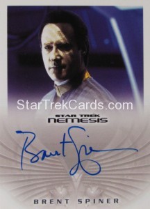 Star Trek Nemesis Trading Card NA6 Data