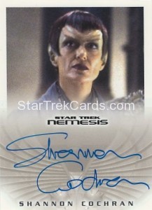 Star Trek Nemesis Trading Card NA7