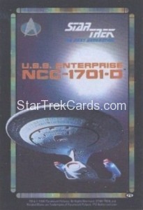 Star Trek Vending U.S.S. Enterprise NCC 1701 D Orange Script Alternate