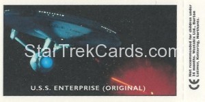 Star Trek TNG and Generations Weetabix Trading Card Bajoran Ferengi Back