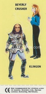 Star Trek TNG and Generations Weetabix Trading Card Beverly Crusher Klingon