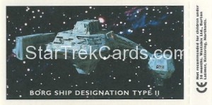 Star Trek TNG and Generations Weetabix Trading Card Jean Luc Picard Kirk Back