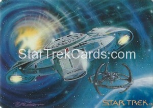 Star Trek The Voyagers Card Collection Trading Card USS Defiant NX 74205