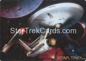 Star Trek The Voyagers Card Collection Trading Card USS Enterprise NCC 1701