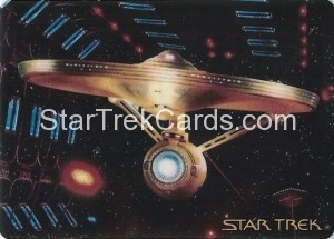 Star Trek The Voyagers Card Collection Trading Card USS Enterprise NCC 1701 A