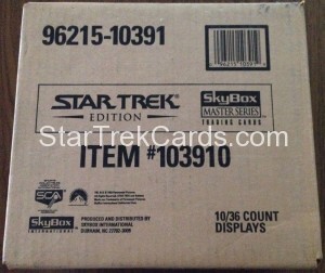 Star Trek Master Series One 10 Box Case