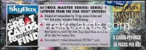 Star Trek Master Series One 36 Pack Box Back
