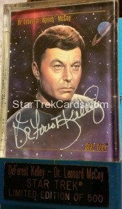 Star Trek Master Series One DeForest Kelley Autograph
