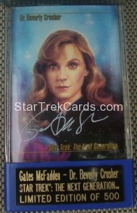 Star Trek Master Series One Gates McFadden Autograph