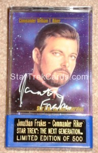 Star Trek Master Series One Jonathan Frakes Autograph
