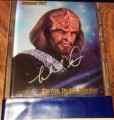 Star Trek Master Series One Trading Card Michael Dorn Autograph