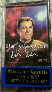 Star Trek Master Series One William Shatner Autograph