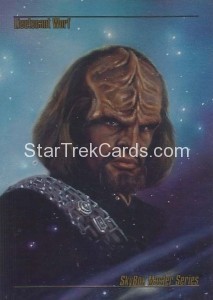 Star Trek Master Series Part One Trading Card Worf Promo