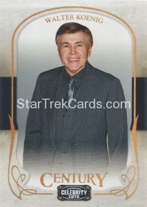 2008 Americana Celebrity Cuts Century Gold Parallel Walter Koenig Front