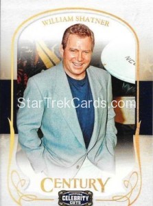 2008 Americana Celebrity Cuts Century Gold Parallel William Shatner Front
