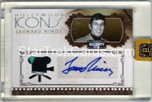 2008 Americana Celebrity Cuts Hollywood Icons Hollywood Icons Signature Materials Leonard Nimoy Front