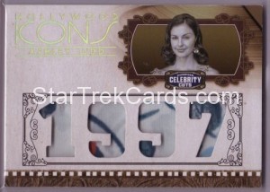 2008 Americana Celebrity Cuts Hollywood Icons Quad Prime Materials Year Die Cuts Ashley Judd Front 2