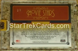 2008 Americana Celebrity Cuts Movie Stars Cuts Variation 1 Leonard Nimoy Back