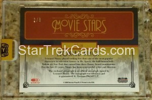 2008 Americana Celebrity Cuts Movie Stars Cuts Variation 1 Leonard Nimoy Back