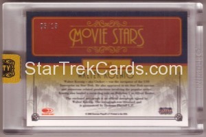 2008 Americana Celebrity Cuts Movie Stars Cuts Variation 1 Walter Koenig Back