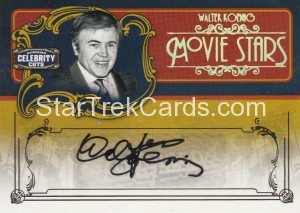 2008 Americana Celebrity Cuts Movie Stars Gold Signatures Walter Koenig Front