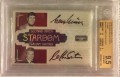 2008 Americana Celebrity Cuts Stardom Combo Signatures Leonard Nimoy and William Shatner Front