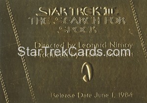 The Complete Star Trek Movies Trading Card G3