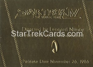 The Complete Star Trek Movies Trading Card G4