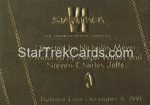 The Complete Star Trek Movies Trading Card G6