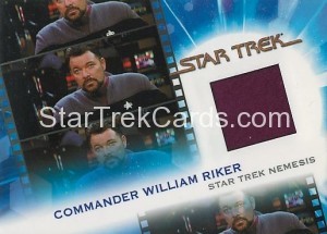 The Complete Star Trek Movies Trading Card MC16 Red