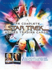 The Complete Star Trek Movies Trading Card Sell Sheet Front