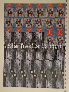 Star Trek Master Series Part Two Trading Card Uncut Promo Sheet 1