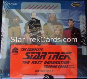 The Complete Star Trek The Next Generation Series 1 Trading Card Archive Box