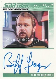 The Complete Star Trek The Next Generation Series 1 Trading Card Autograph Biff Yeager Alternate
