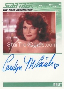The Complete Star Trek The Next Generation Series 1 Trading Card Autograph Carolyn McCormick