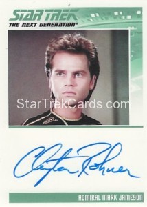 The Complete Star Trek The Next Generation Series 1 Trading Card Autograph Clayton Rohner