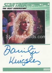 The Complete Star Trek The Next Generation Series 1 Trading Card Autograph Danitza Kingsley