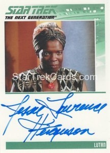 The Complete Star Trek The Next Generation Series 1 Trading Card Autograph Jessie Lawrence Ferguson