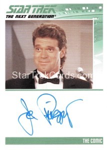 The Complete Star Trek The Next Generation Series 1 Trading Card Autograph Joe Piscopo