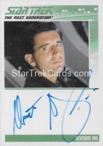 The Complete Star Trek The Next Generation Series 1 Trading Card Autograph Matt McCoy