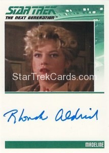 The Complete Star Trek The Next Generation Series 1 Trading Card Autograph Rhonda Aldrich