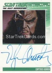 The Complete Star Trek The Next Generation Series 1 Trading Card Autograph Vaughn Armstrong