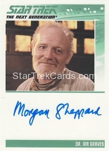 The Complete Star Trek The Next Generation Series 1 Trading Card Autograph W Morgan Sheppard
