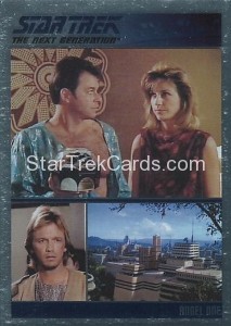 The Complete Star Trek The Next Generation Series 1 Trading Card Parallel 13