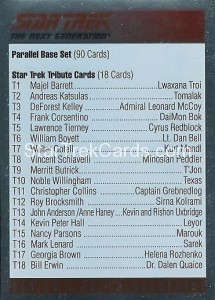 The Complete Star Trek The Next Generation Series 1 Trading Card Parallel 178