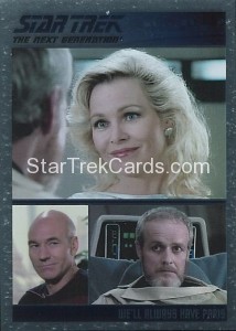 The Complete Star Trek The Next Generation Series 1 Trading Card Parallel 23