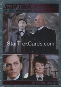 The Complete Star Trek The Next Generation Series 1 Trading Card Parallel 28