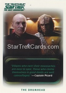 The Quotable Star Trek The Next Generation Trading Card 104