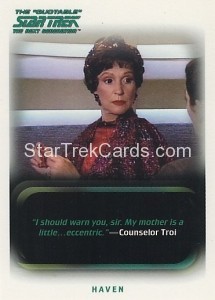 The Quotable Star Trek The Next Generation Trading Card 105